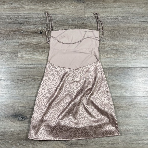 Lucy In The Sky Women's Dress Mini Animal Print Homecoming Semi Formal S Pink - Picture 7 of 7